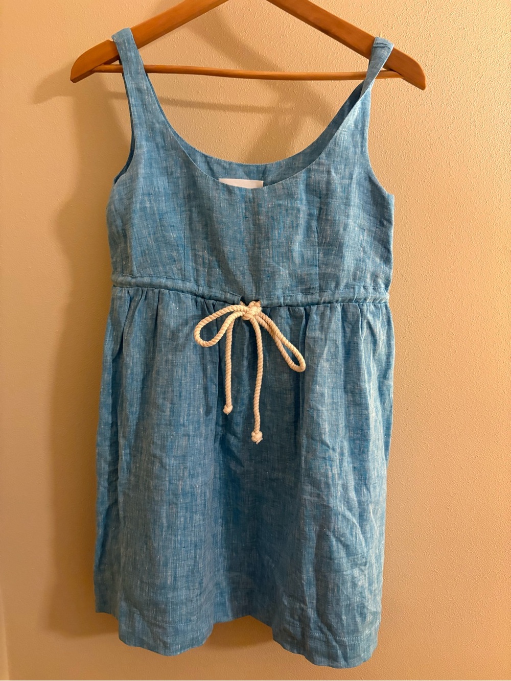 Pomander Place Turquoise Blue Mini Dress - Picture 3 of 4